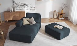 Chaise Longue Carlo links ribstof