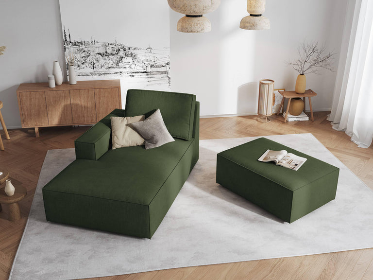 Chaise Longue Carlo links ribstof