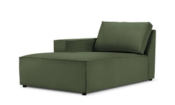 Chaise Longue Carlo links ribstof