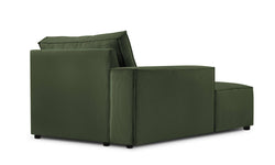 Chaise Longue Carlo links ribstof