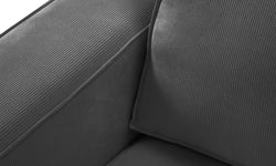Chaise Longue Carlo links ribstof