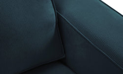 Chaise Longue Carlo rechts ribstof