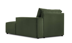 Chaise Longue Carlo rechts ribstof