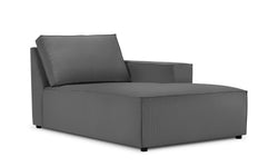 Chaise Longue Carlo rechts ribstof