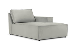 Chaise Longue Carlo rechts ribstof