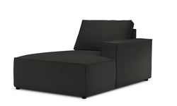 Chaise Longue Carlo rechts ribstof