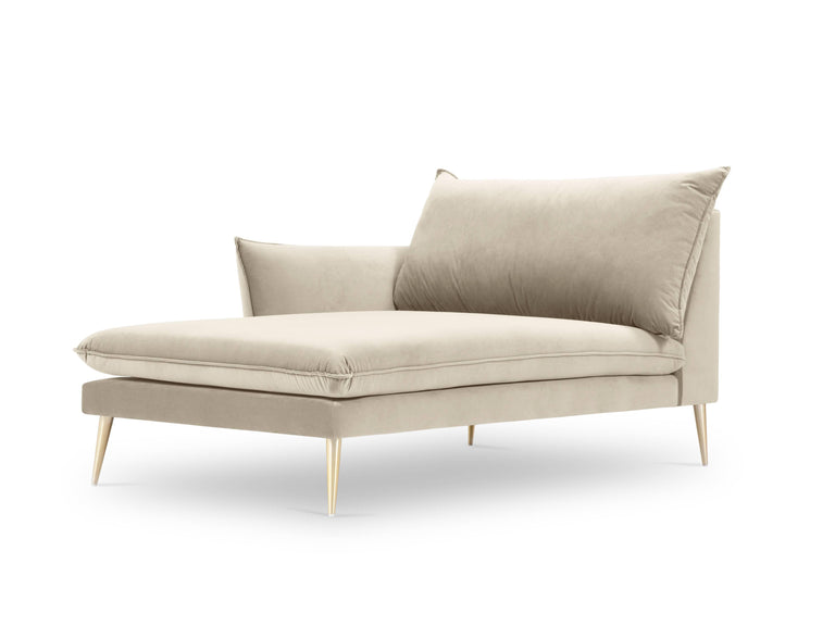Chaise Longue Elio links velvet