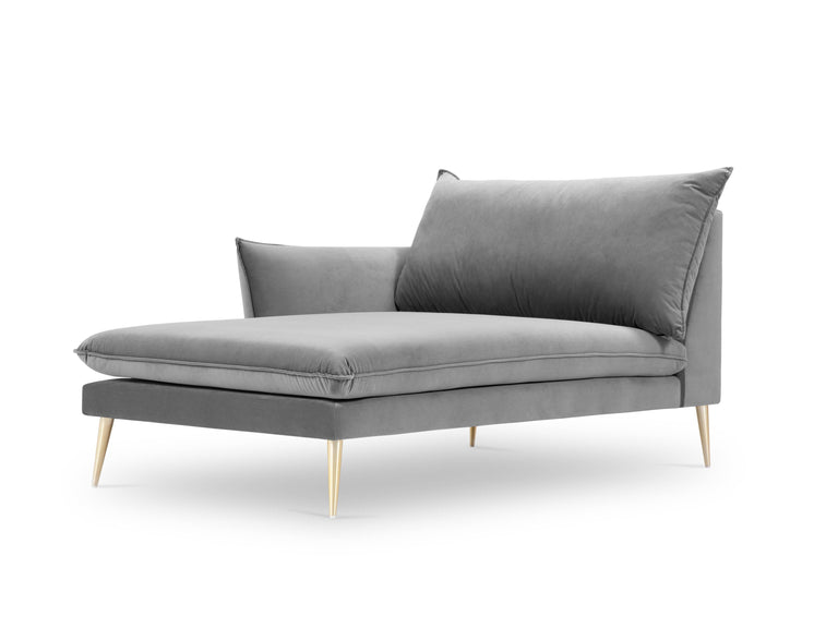 Chaise Longue Elio links velvet