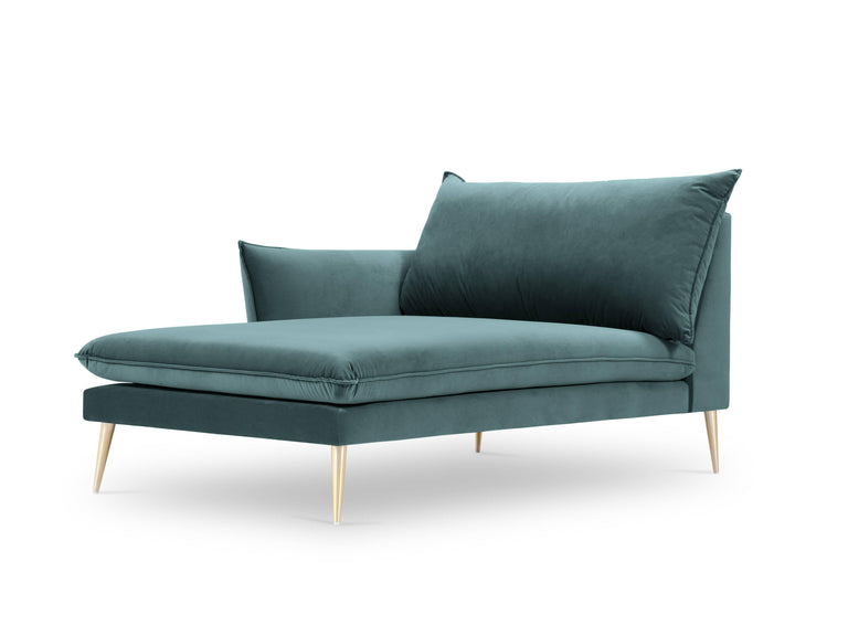 Chaise Longue Elio links velvet