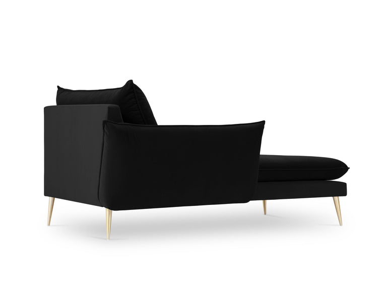Chaise Longue Elio links velvet