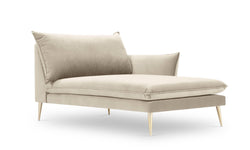 Chaise Longue Elio rechts velvet