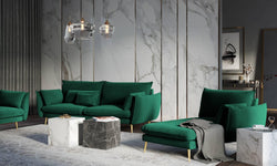 Chaise Longue Elio rechts velvet