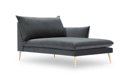 Chaise Longue Elio rechts velvet