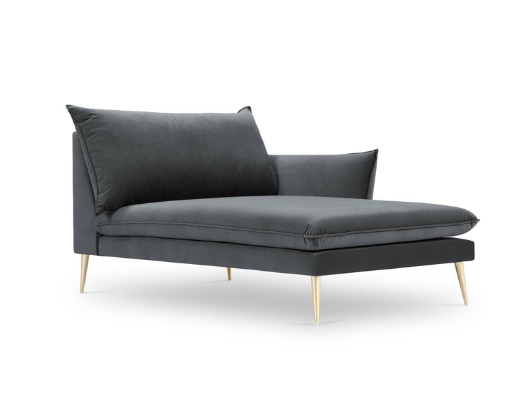 Chaise Longue Elio rechts velvet