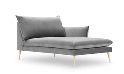 Chaise Longue Elio rechts velvet