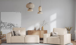 Fauteuil Carlo ribstof