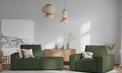 Fauteuil Carlo ribstof