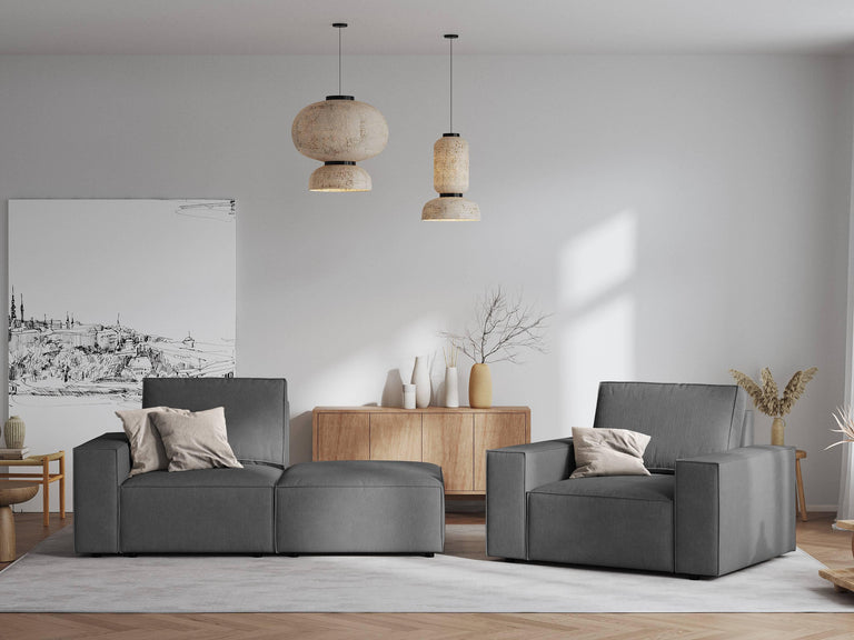 Fauteuil Carlo ribstof