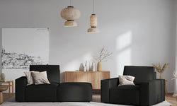 Fauteuil Carlo ribstof