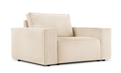 Loveseat Carlo ribstof