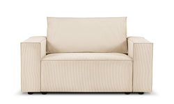 Loveseat Carlo ribstof