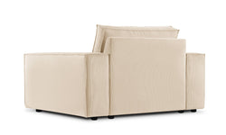 Loveseat Carlo ribstof