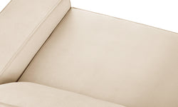 Loveseat Carlo ribstof