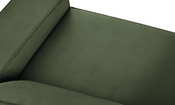 Loveseat Carlo ribstof
