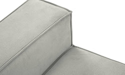 Loveseat Carlo ribstof