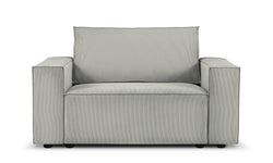 Loveseat Carlo ribstof
