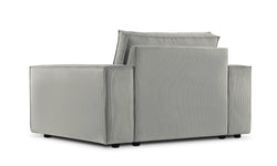 Loveseat Carlo ribstof