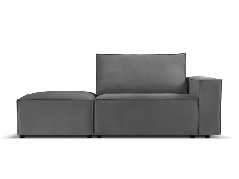 Modulair 2-zitselement Carlo links ribstof