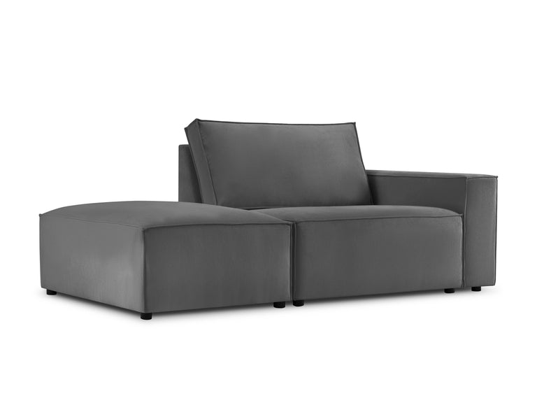 Modulair 2-zitselement Carlo links ribstof