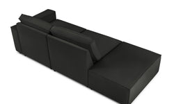 Modulair 3-zitselement Carlo links ribstof