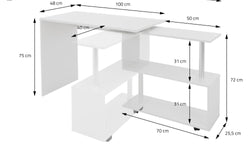 Draaibaar bureau Kyran
