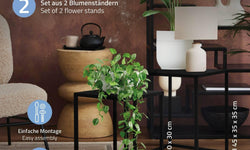 Set van 2 plantenhouders Olga