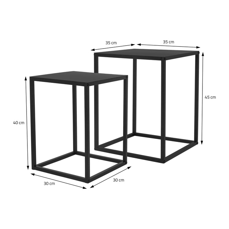 Set van 2 plantenhouders Olga