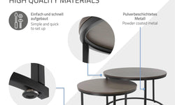 Set van 2 salontafels Martha