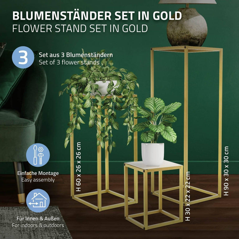 Set van 3 plantenhouders Lena