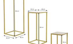 Set van 3 plantenhouders Lena