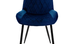 Set van 4 eetkamerstoelen Megan velvet