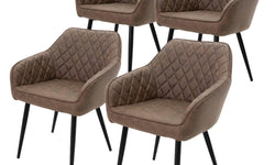 Set van 4 eetkamerstoelen Sanders