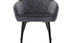 Set van 4 eetkamerstoelen Sanders velvet