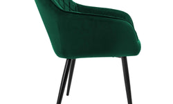 Set van 4 eetkamerstoelen Sanders velvet