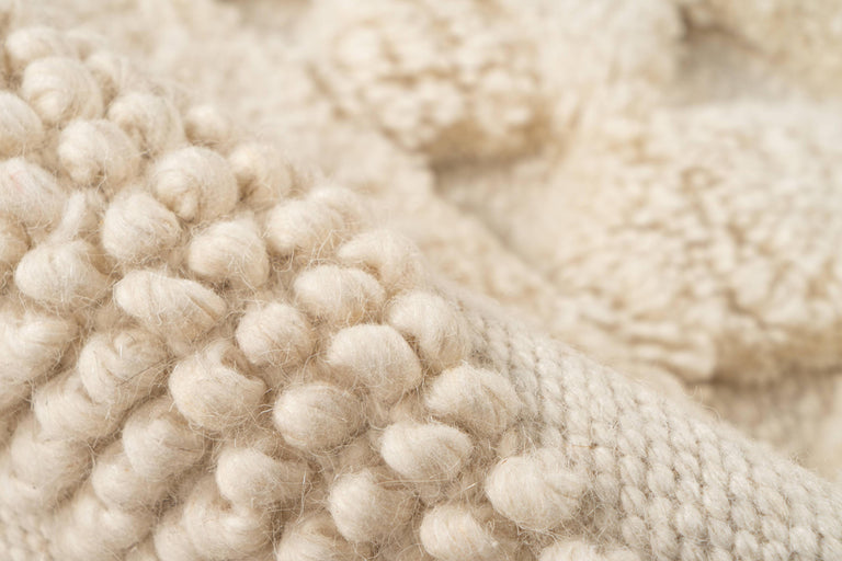 Vloerkleed Anaka Nieuw-Zeelandse wol handgemaakt