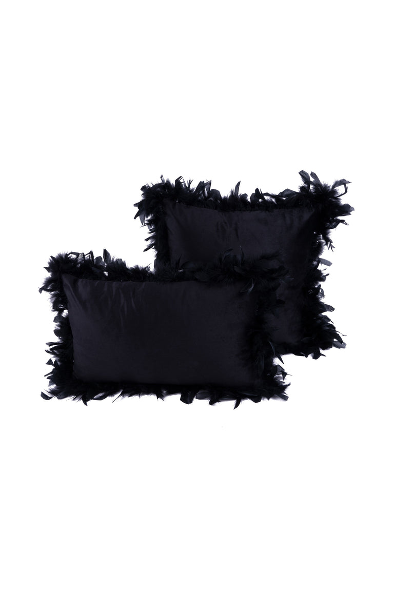 Set van 2 Sierkussens Feather