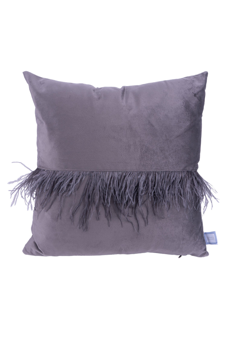 Set van deken en Sierkussen Feathers