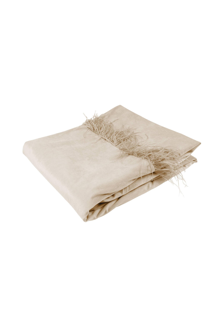 Set van deken en Sierkussen Feathers