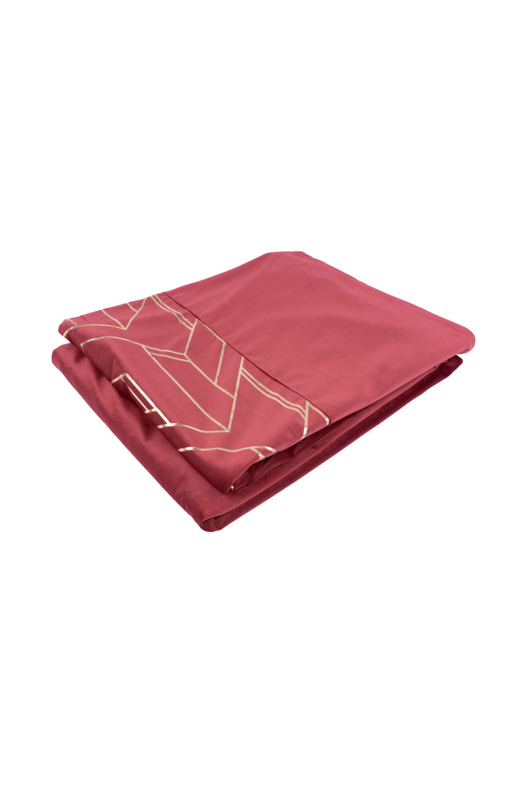 Set van deken en Sierkussen Flow