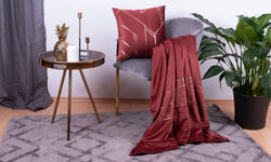 Set van deken en Sierkussen Flow